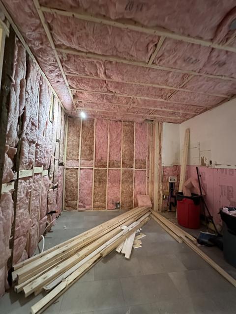 Isolation du plafond et des murs